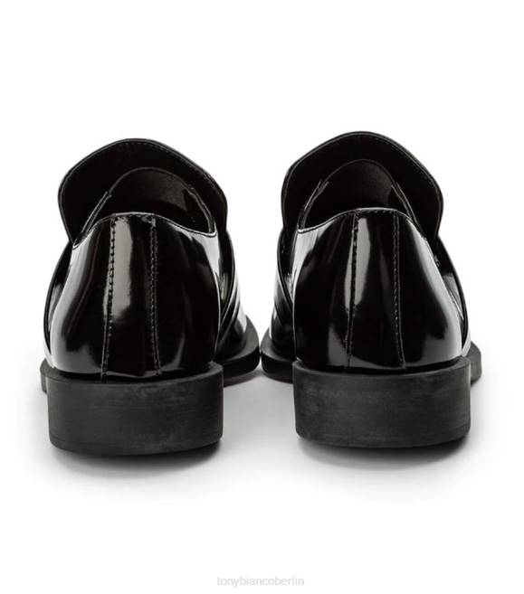 Slipper| de Tony Bianco Frauen Rovin-Wohnungen Schwarz hochglänzend 4624598